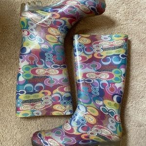 Coach rain boots